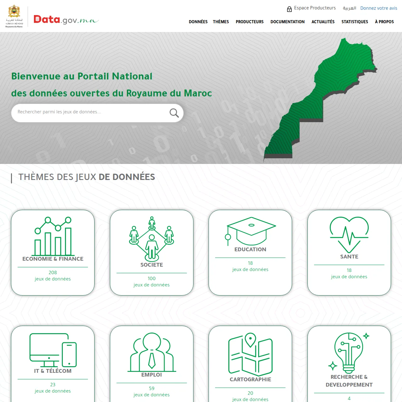 يُحيل e-services.ma إلى أبرز البوابات العمومية المفيدة للمواطنين والمغاربة المقيمين بالخارج والمقاولين الذاتيين والمقاولات الصغرى والمتوسطة. تفضل بزيارة موقعنا!