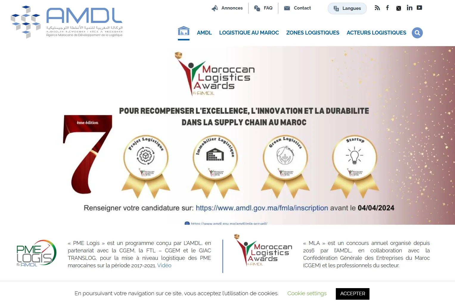 يُحيل e-services.ma إلى أبرز البوابات العمومية المفيدة للمواطنين والمغاربة المقيمين بالخارج والمقاولين الذاتيين والمقاولات الصغرى والمتوسطة. تفضل بزيارة موقعنا!