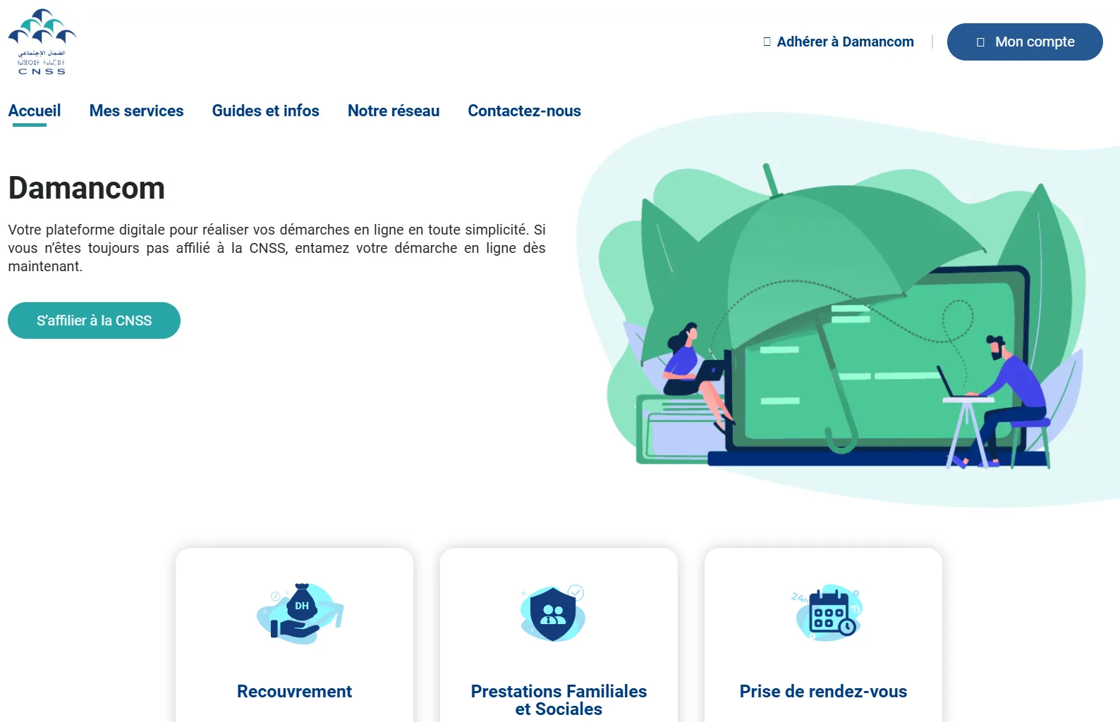e-services.ma référence les principaux portails publics utiles aux citoyens, MRE, auto-entrepreneurs et PME. Visiter notre site!