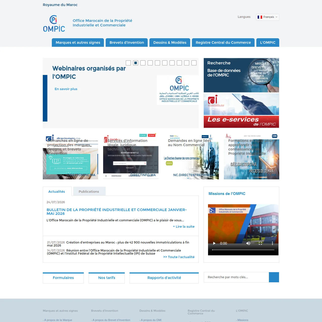 e-services.ma referencia los principales portales públicos útiles para ciudadanos, MRE, autoemprendedores y pymes. ¡Visite nuestro sitio!