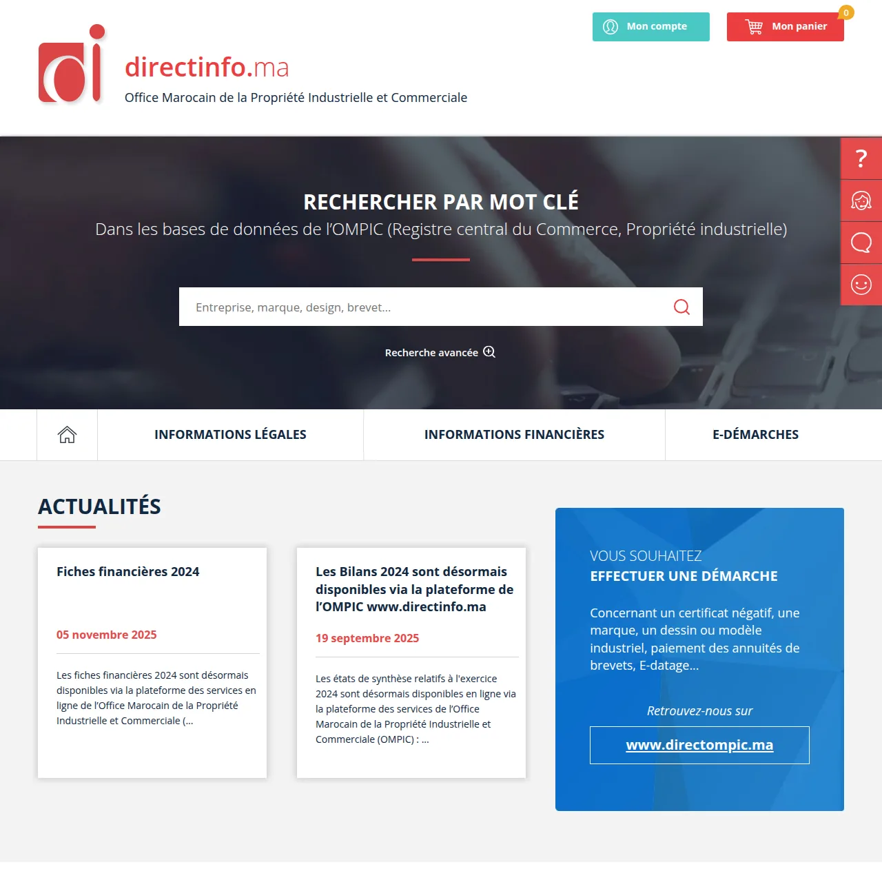 e-services.ma elenca i principali portali pubblici utili a cittadini, MRE, autoimprenditori e PMI. Visita il nostro sito!