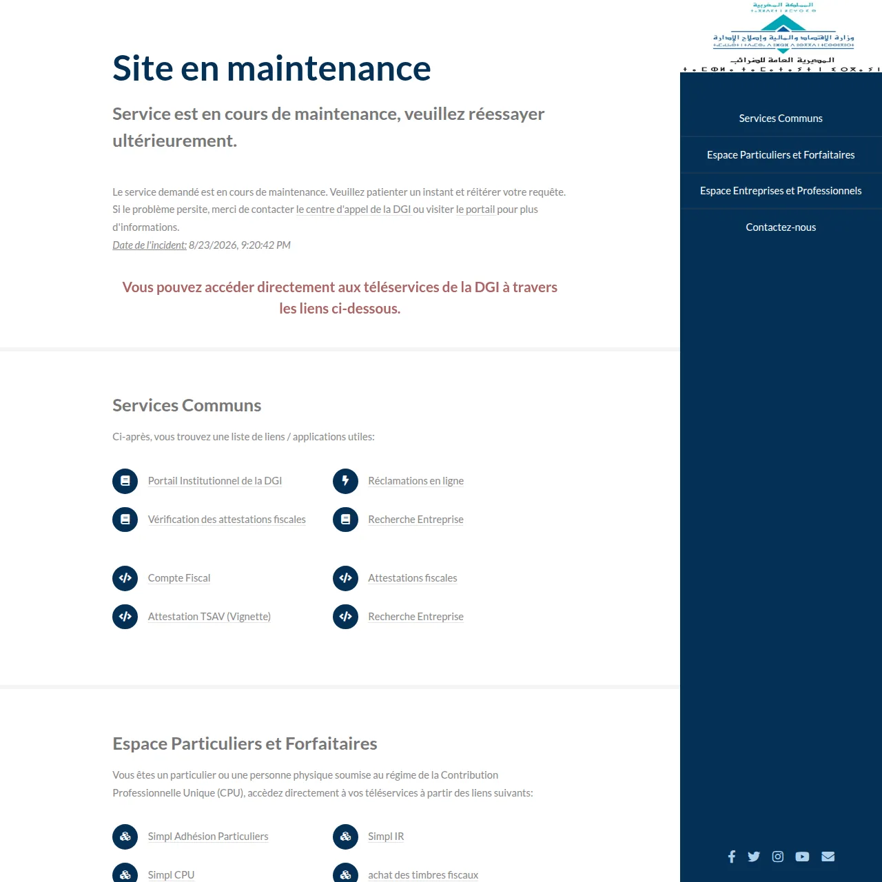 e-services.ma elenca i principali portali pubblici utili a cittadini, MRE, autoimprenditori e PMI. Visita il nostro sito!